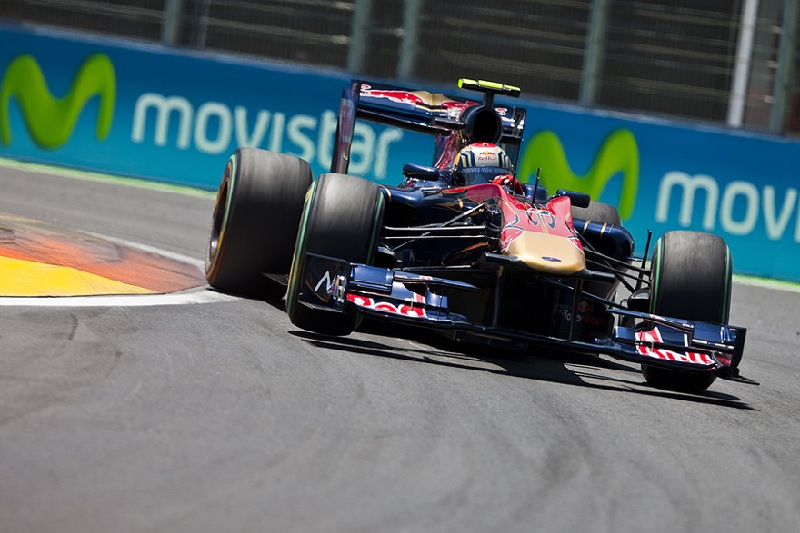 Formula 1 Car During Race